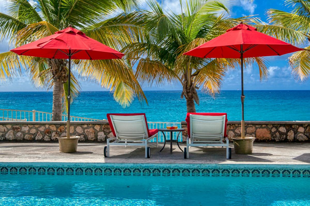 Villa for rent in St Martin - In front of the ocean